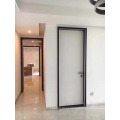 Aluminum Frame Melamine HPL Flush Hollow Core Wooden Door